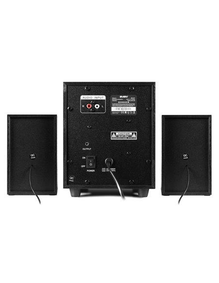 Компьютерные колонки 2.1 SVEN MS-107, Чёрный