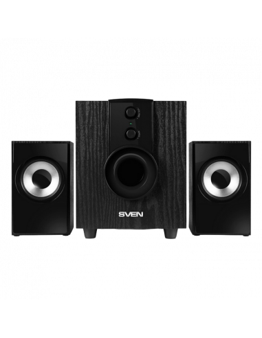 Компьютерные колонки 2.1 SVEN MS-107, Чёрный