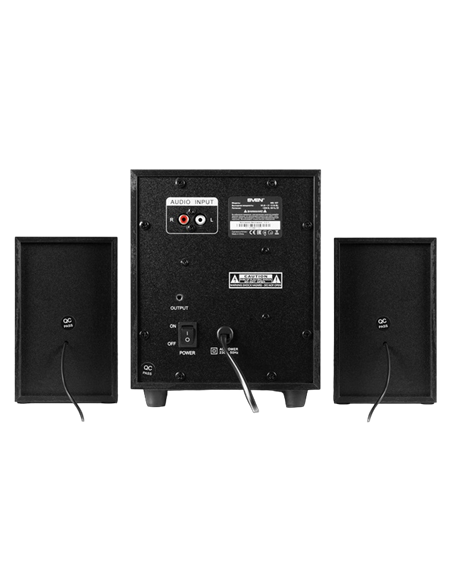 Компьютерные колонки 2.1 SVEN MS-107, Чёрный