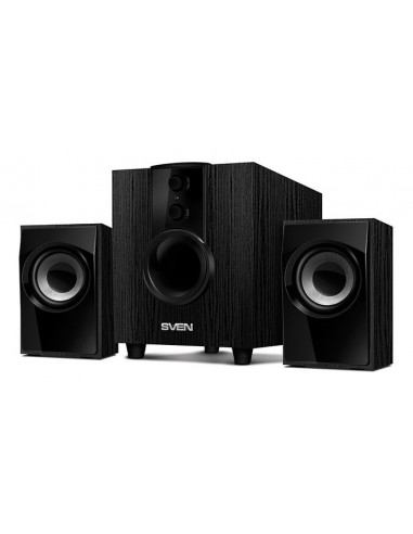 Компьютерные колонки 2.1 SVEN MS-107, Чёрный