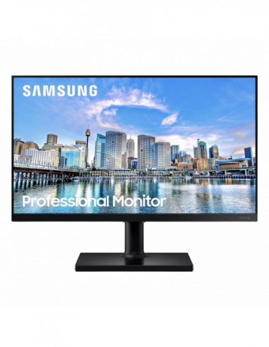 Monitoare LCD 27-35 Full-HD și UWHD 27.0 SAMSUNG F27T450FQI- Black (IPS Full-HD- 5ms- 250cd Mega-DCR- HDMI+DP- USB-Hub- Pivot)