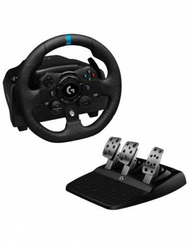 Volane Wheel Logitech Driving Force Racing G923- for Xbox- 900 degree- Pedals- Dual-Motor Force Feedback