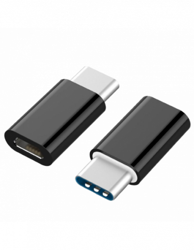 Type-C: Cabluri, adaptoare, OTG Adapter Type-C maleMicro USB female- CMmF- Cablexpert- A-USB2-CMmF-01