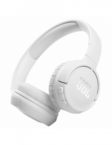 Căști Headphones Bluetooth JBL Headphones Bluetooth JBL T510BT- White- On-ear.
