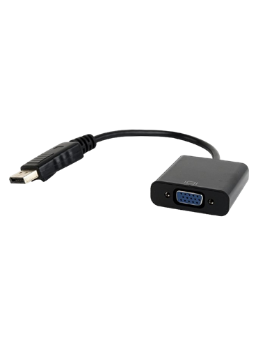 Adaptor Video Cablexpert AB-DPM-VGAF-02, DisplayPort (M) - VGA D-Sub, 0,15m, Negru