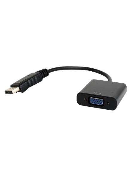 Adaptor Video Cablexpert AB-DPM-VGAF-02, DisplayPort (M) - VGA D-Sub, 0,15m, Negru