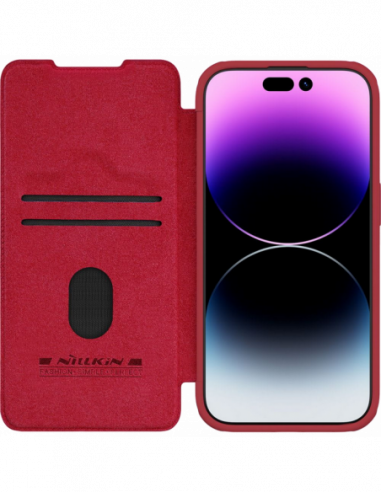 Huse Nillkin Flip Nillkin Apple iPhone 15 Pro- Qin Pro Red