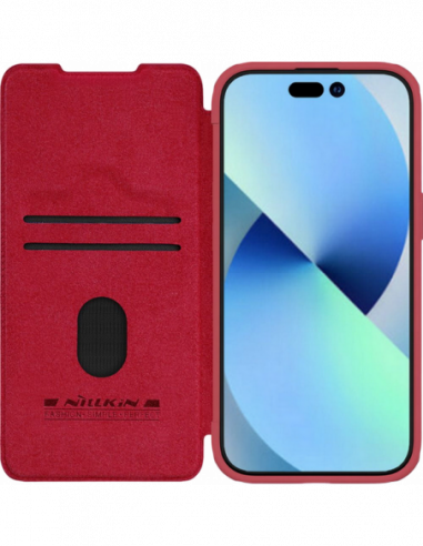 Чехлы Nillkin Flip Nillkin Apple iPhone 15 Pro Max- Qin Pro Red
