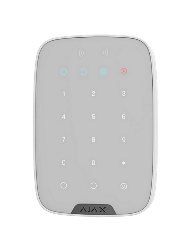 Беспроводная сенсорная клавиатура Ajax KeyPad, Белый