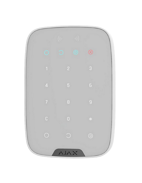 Беспроводная сенсорная клавиатура Ajax KeyPad, Белый