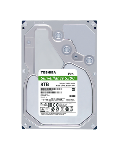 Unitate HDD Toshiba S300 Pro, 3.5", 8 TB HDWT380UZSVA