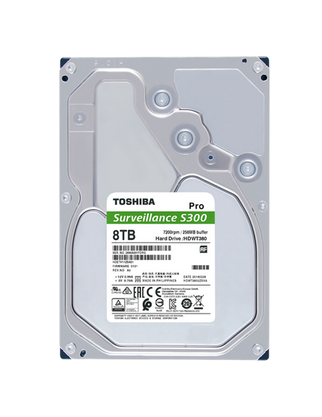 Unitate HDD Toshiba S300 Pro, 3.5", 8 TB HDWT380UZSVA