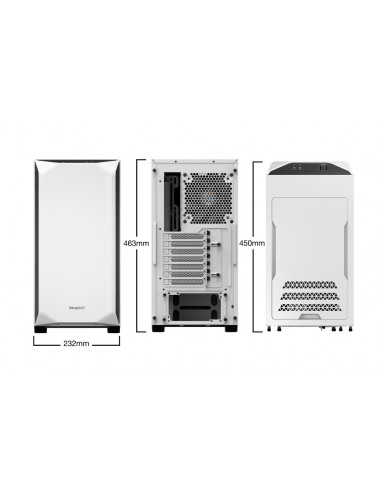 Carcasă PC be quiet! Pure Base 500 Window, Midi-Tower, ATX PS2 , Alb