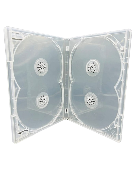 DVD Box Platinet 14 mm pentru Amaray 4 Clear