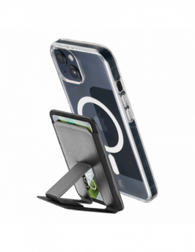 Holdere pe masă Magnetic Card Holder Cellular- Pocket Stand Mag- Black