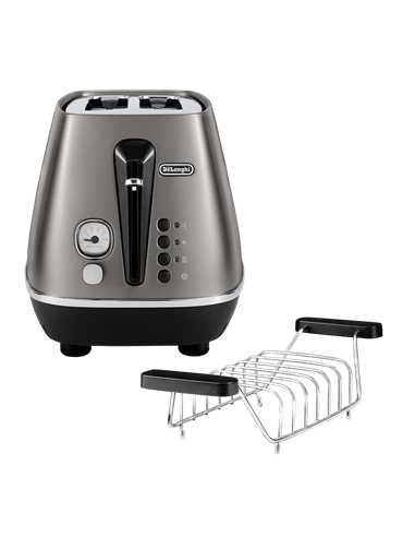 Toaster DeLonghi CTIN2103.TB, Titanium Black