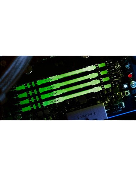 Memorie RAM Kingston FURY Beast RGB, DDR4 SDRAM, 3600 MHz, 16GB, KF436C18BBA/16