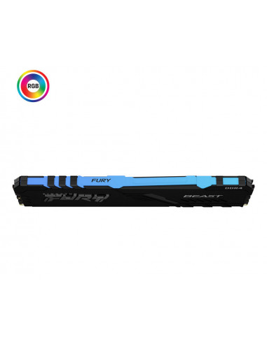 Memorie RAM Kingston FURY Beast RGB, DDR4 SDRAM, 3600 MHz, 16GB, KF436C18BBA/16