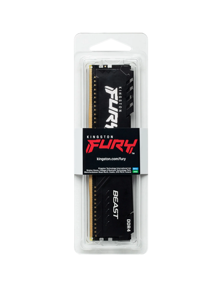 Memorie RAM Kingston FURY Beast RGB, DDR4 SDRAM, 3600 MHz, 16GB, KF436C18BBA/16