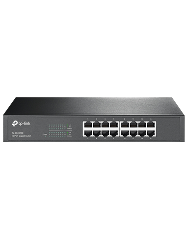 Switch de rețea TP-LINK TL-SG1016D, 16x 10/100/1000 Mbps