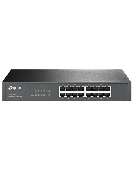 Сетевой коммутатор TP-LINK TL-SG1016D, 16x 10/100/1000 Мбит/с