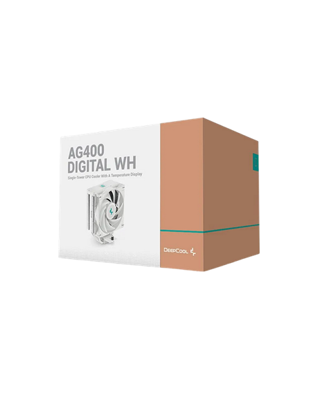 Cooler procesor Deepcool AG400 DIGITAL WH