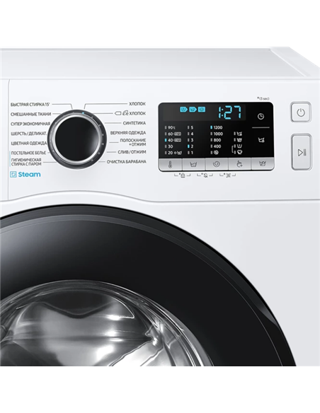 Стиральная машина Samsung WW70AGAS22AE, 7кг, Белый