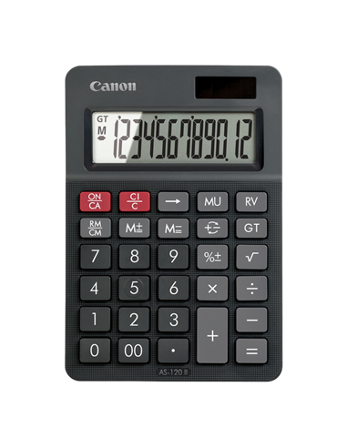 Calculator Canon AS-120 II, Negru