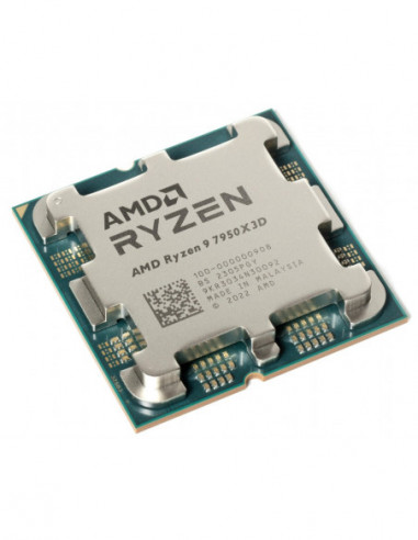 Procesor AM5 CPU AMD Ryzen 9 7950X3D (4.2-5.7GHz- 16C32T- L2 16MB- L3 128MB- 5nm- 120W)- Socket AM5- Tray