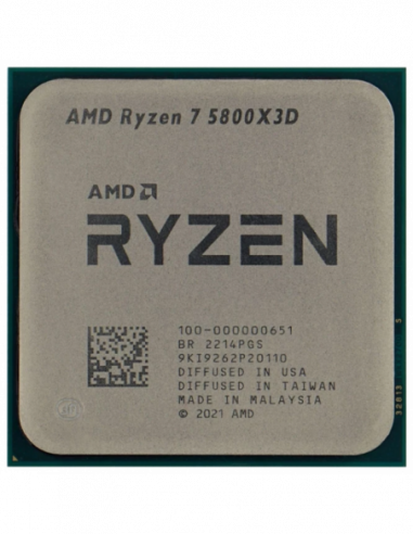Procesor AM4 CPU AMD Ryzen 7 5800X3D (3.4-4.5GHz- 8C16T- L2 4MB- L3 96MB- 7nm- 105W)- Socket AM4- Rtl