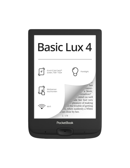 Электронная книга PocketBook Basic Lux 4 618, Чёрный