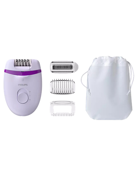 Epilator Philips BRE275/00, Alb | Violet