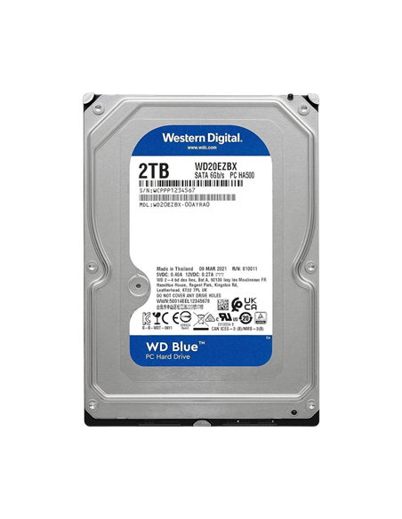 Жесткий диск Western Digital WD Blue, 3.5", 2 ТБ <WD20EZBX>