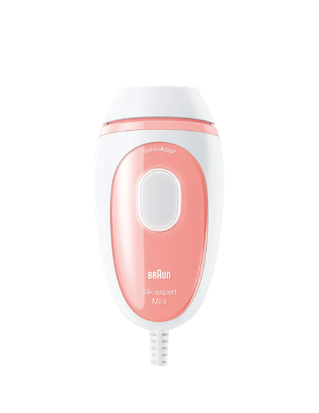 Фотоэпилятор Braun PL1000 Silk-expert Mini, Розовый | Белый