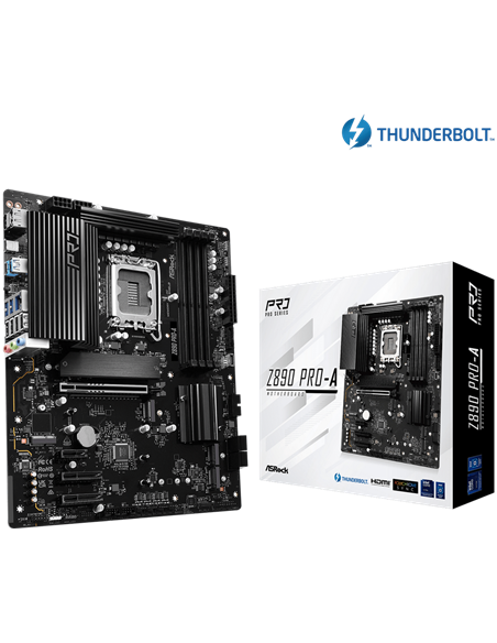 Placă de bază ASRock Z890 PRO-A, LGA1851, Intel Z890, ATX