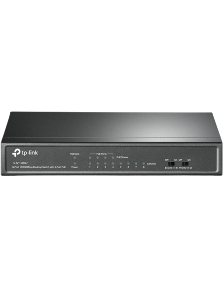 Comutator PoE TP-LINK TL-SF1008LP, 4x IEEE 802.3af