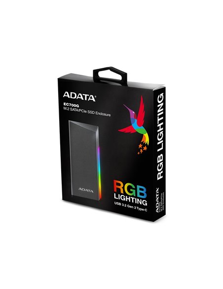 Carcasa externa pentru SSD ADATA EC700G, AEC700GU32G2-CGY