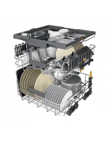 Посудомоечная машина Whirlpool W7F HP33 X, Нержавеющая сталь
