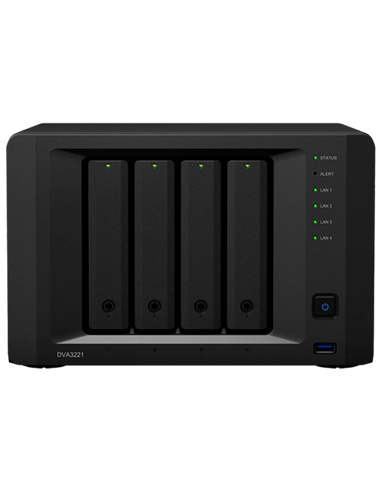 Сетевое хранилище SYNOLOGY DVA3221, Чёрный