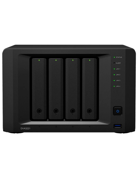 Сетевое хранилище SYNOLOGY DVA3221, Чёрный