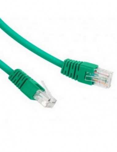 Патч-корды 1 m- FTP Patch Cord Green- PP22-1MG- Cat.5E- Cablexpert- molded strain relief 50u plugs