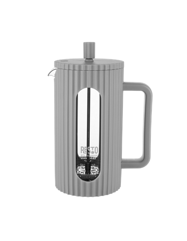 Cafetiera French Press RESTO 90533, 1L, Gri deschis