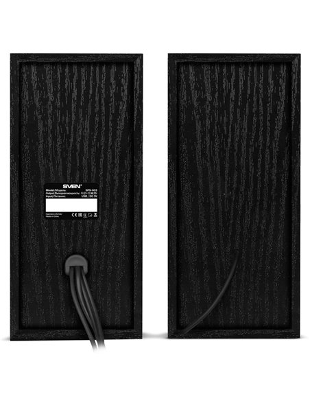 Компьютерные колонки 2.0 SVEN SPS-603, Чёрный