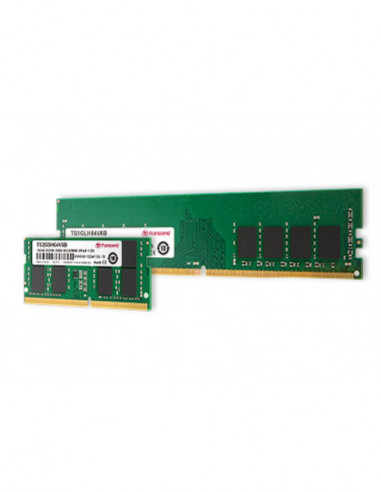 DIMM DDR4 SDRAM .8GB DDR4- 3200MHz Transcend PC25600- CL22- 288pin DIMM 1.2V