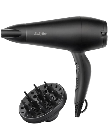 Фен BaByliss D215DE, 2000Вт, Чёрный