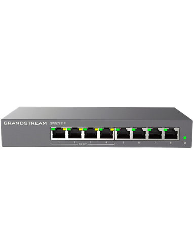 PoE коммутатор Grandstream GWN7711P, 4x IEEE 802.3af/at