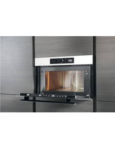 Микроволновая печь Whirlpool AMW 730/WH, Нержавеющая сталь 2