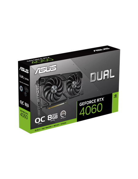 Видеокарта ASUS DUAL-RTX4060-O8G-EVO, 8GB GDDR6 128бит (DUAL-RTX4060-O8G-EVO)