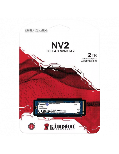 Накопитель SSD Kingston NV2, 2000Гб, SNV2S/2000G