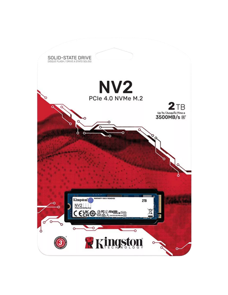 Накопитель SSD Kingston NV2, 2000Гб, SNV2S/2000G